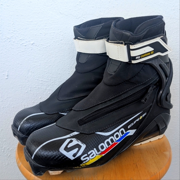 Salomon Other - Mens Salomon Active 8X Skate Equipe Cross Country Ski Boots Shoes Size 8